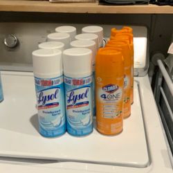Lysol And Clorox Sprays