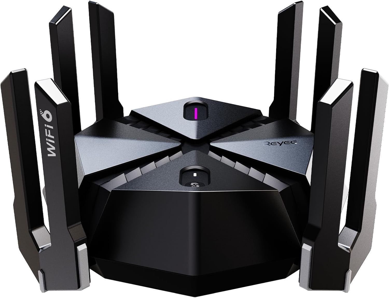 Reyee AX6000 RG-E6 WiFi 6 Router Wireless 8-Stream Gaming Router Black