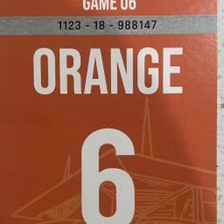 11/9 Buffalo Bills @ Miami Dolphins Orange Parking Pass Sunday Morning Delivery Paid By Me