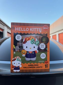 Hello Kitty 4.5 ft Airblown Halloween Inflatable