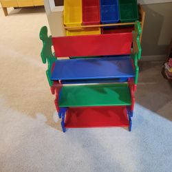 Kid's Puzzle Shelving Unit 