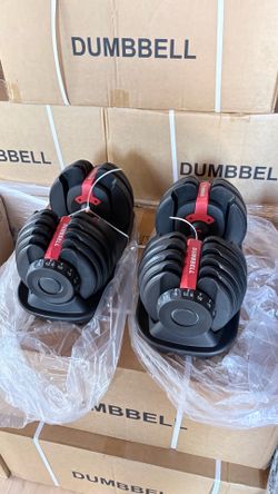 I’m selling pairs adjustable dumbbell brand new in boxes Each dumbbell (5 lbs To 52 5 lbs) $240