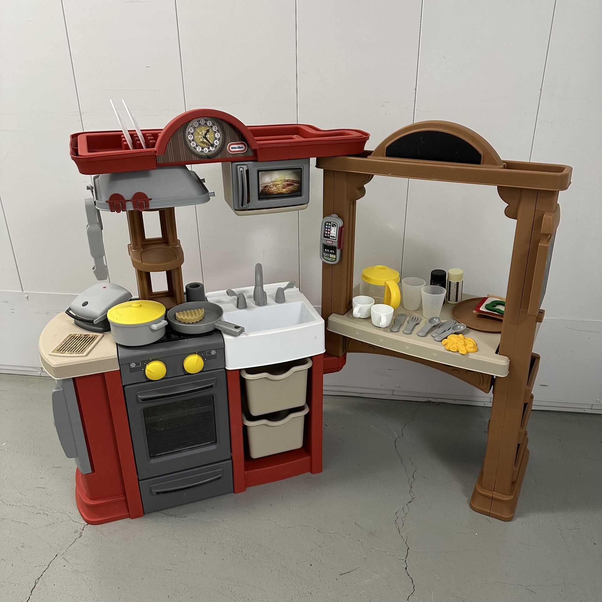 Little Tikes Kids Play Kitchen & Restaurant w/ Accessories