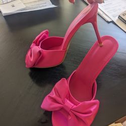 Pink High Heels Size 9