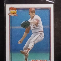 1991 Topps Top 40 Years Baseball Cincinnati Reds Rick Mahlor.