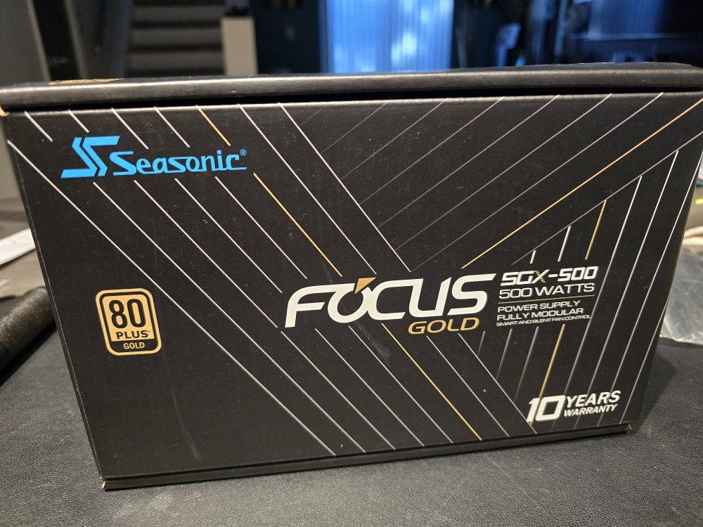 Seasonic FOCUS SGX 500 500W 80+ Gold Full Modular SFX L Form Factor Compact Power Supply