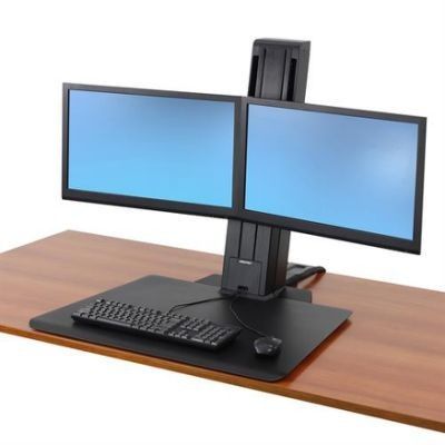 Workfit SR Dual Monitor Sit Stand Desktop Workstation
