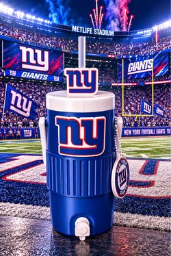 3D Printed NY Giants Can Cooler 16oz