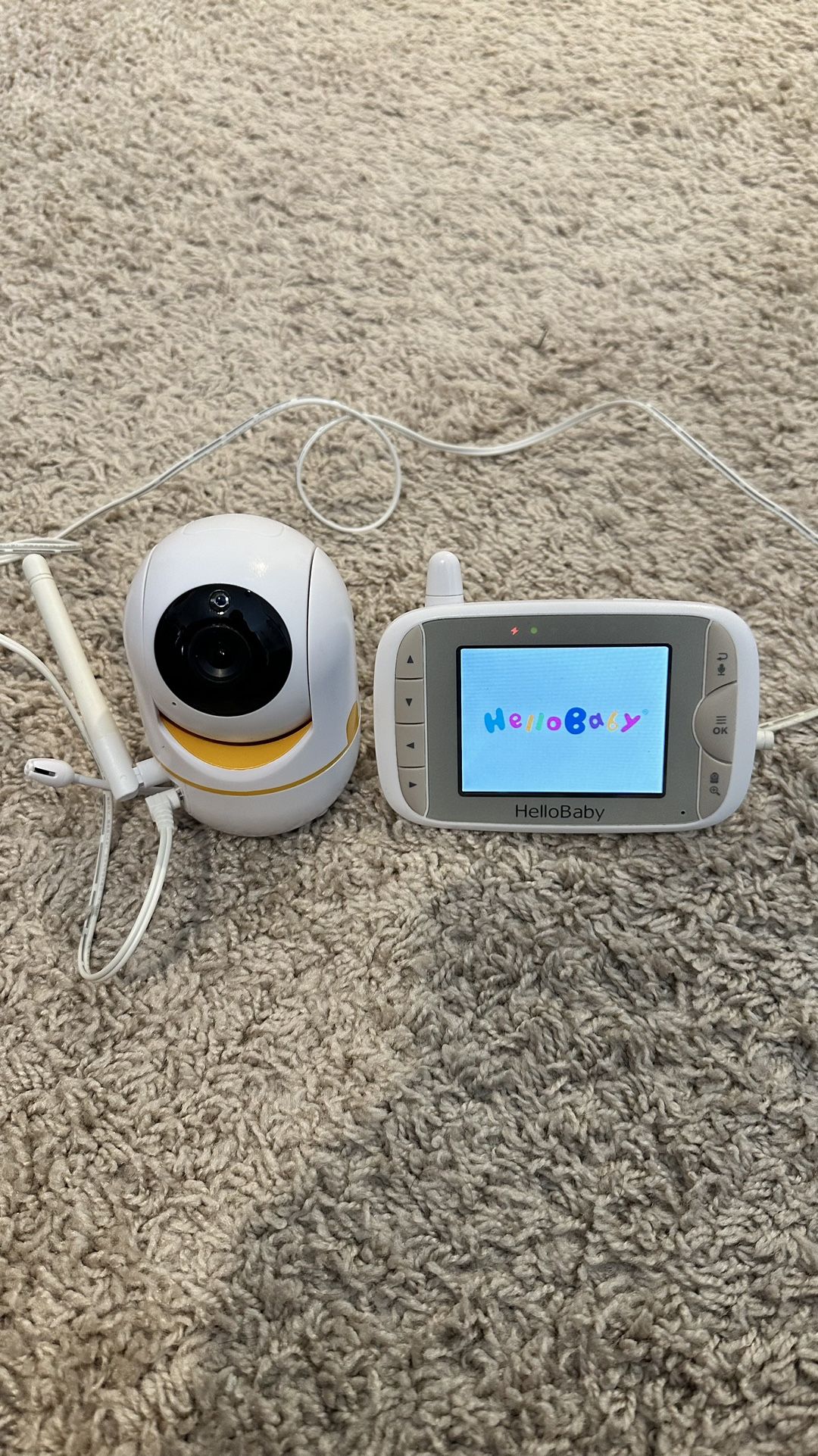 Hellowbaby Monitor Camera Hb65tx 360 Angle Night Vision 2 Way Voice