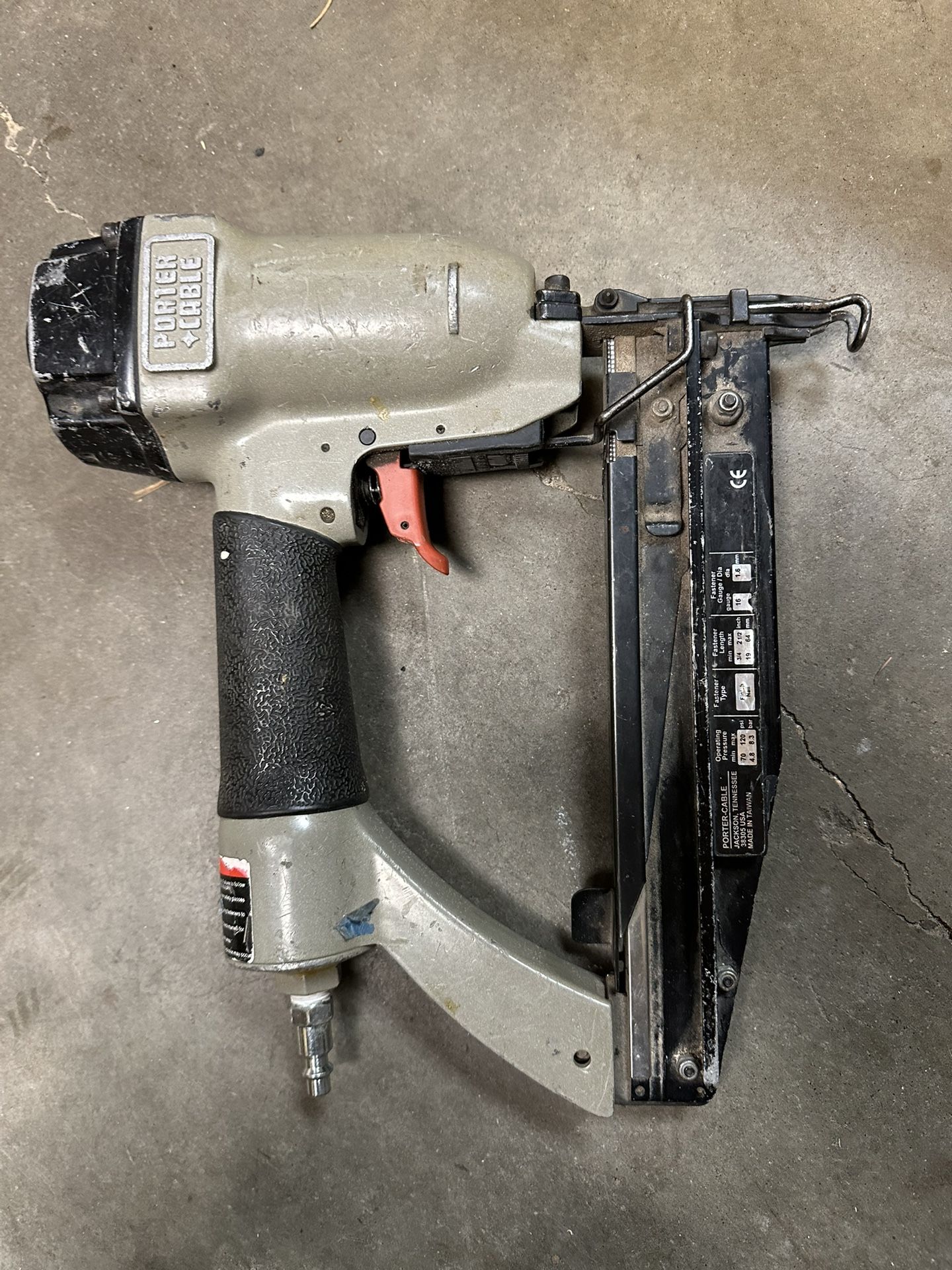 Porter Cable Finish Nailer