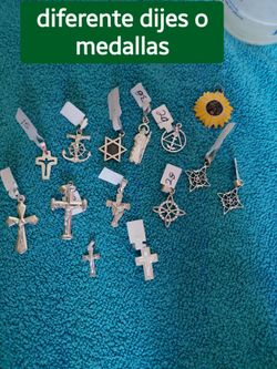 Dijes o medallas plata 925