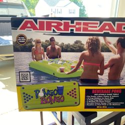 Inflatable pong table