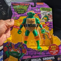 Mutant Mayheim Turtle Shout Michaelangelo 