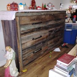 Dresser, Mirror, Nightstands 