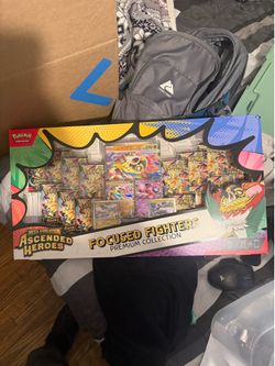 Pokemon cards ascended hero’s focused fighters premium collection Sam’s Club