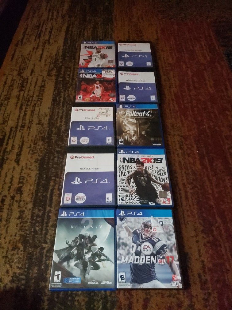 10 Ps4 Games