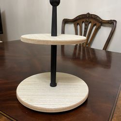Cute Small 2 Tiered Spinning Rack