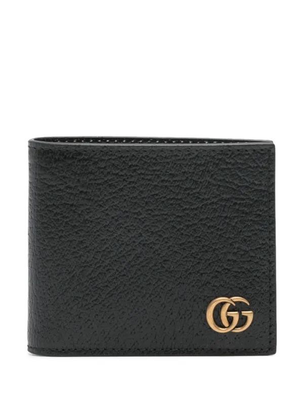 Leather Wallet Gucci. Black. GG Logo