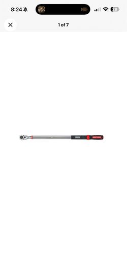 CRAFTSMAN 1/2-in Drive Digital Torque Wrench 50-ft/lb to 250-ft/lb