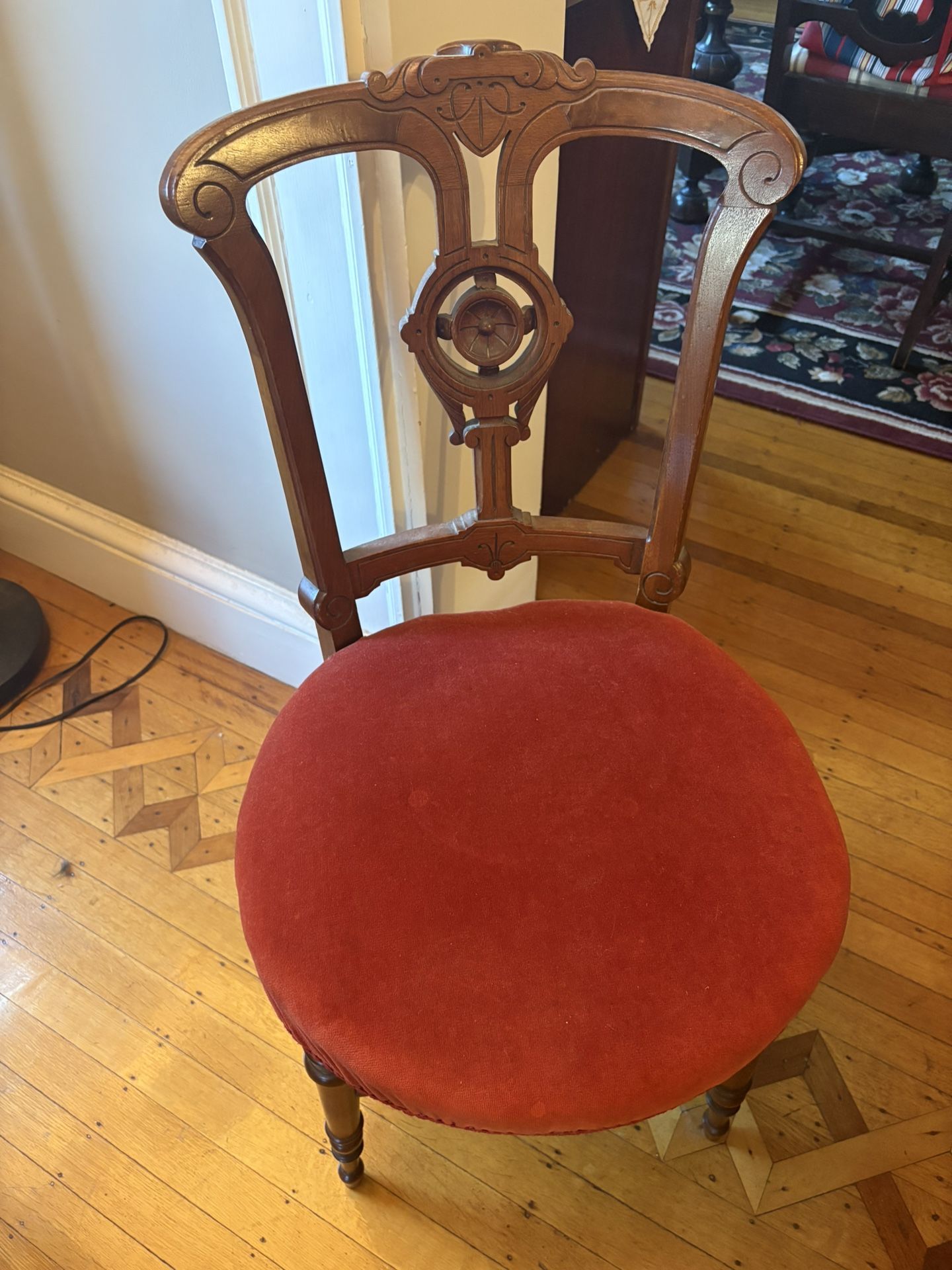 Wooden Chair With Cushion