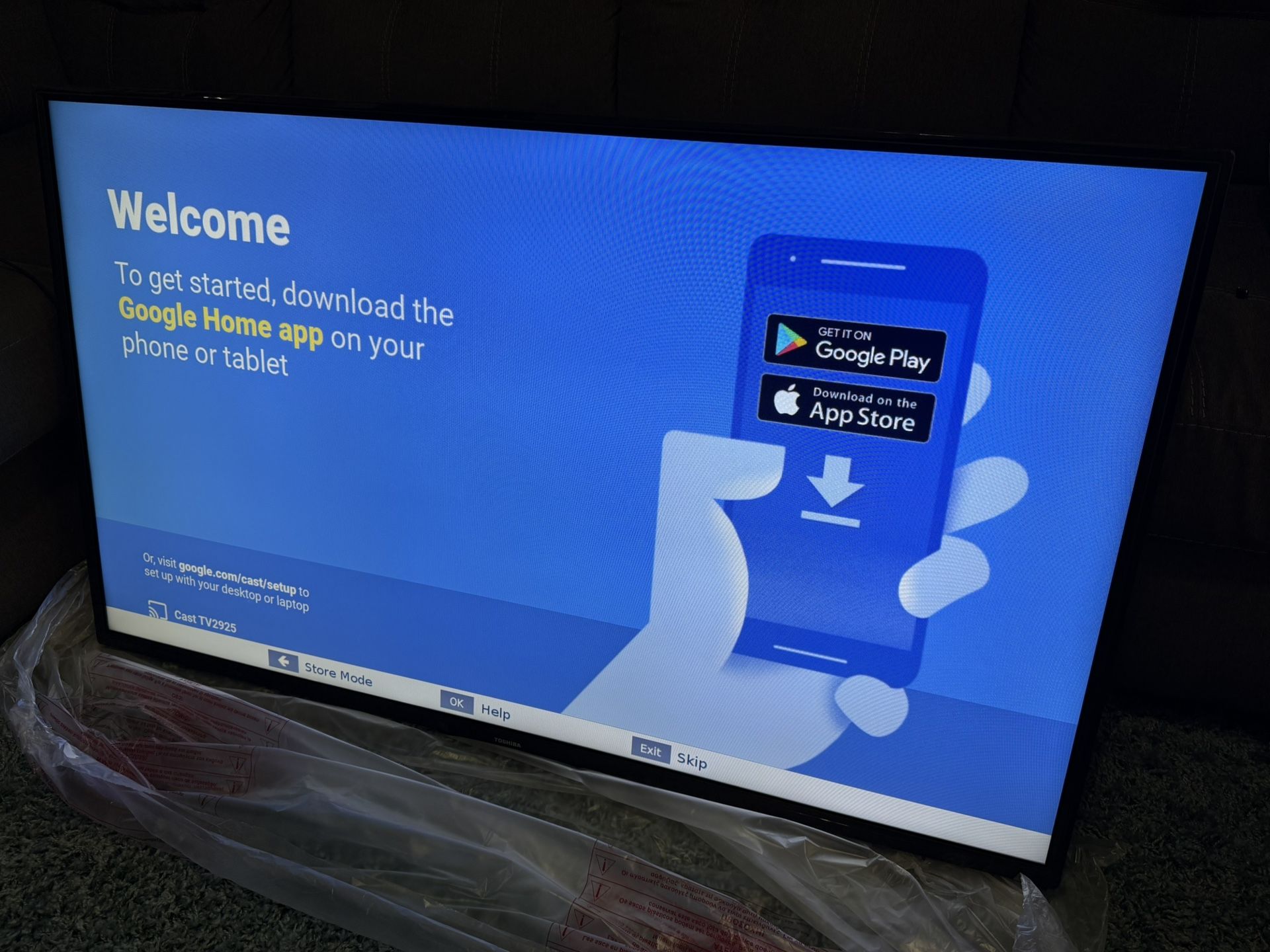 Toshiba 55” Chromecast TV