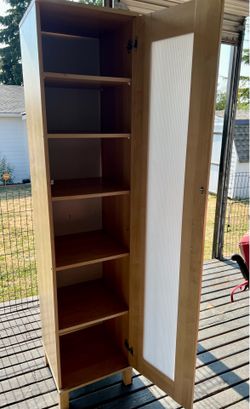 Wood cabinet