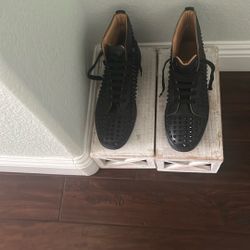 101/2Mens Leather Shoes From Paris‼️Never Used, Original Purchase Price $1200.00 Sale Price $200.00