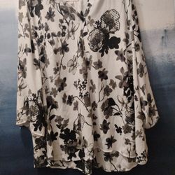 Black Rainn Plus Size Blouse