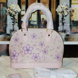 Epi Leather Satchel with Strap