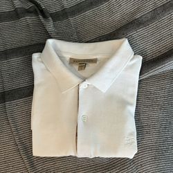White Burberry Polo 