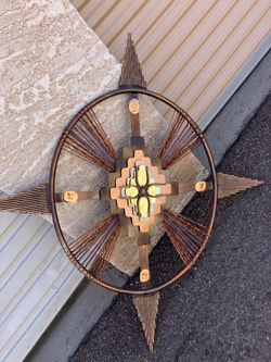 SW Southwestern Copper Metal Wall Art