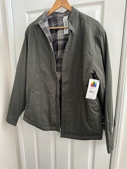 LIGHT WEIGHT JACKET ARMY GREEN Large And Medium