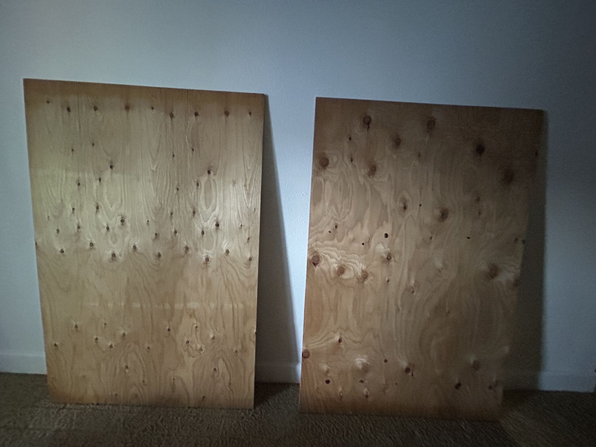 Plywood 40”X60” - 2 Sheets