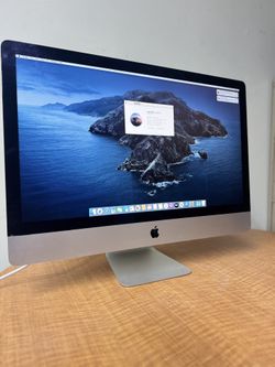 iMac 27”  Intel Core i7 3.5 Ghz | Late 2013 | 16 GB Ram | 160GB SSD | macOS Catalina  Graphics NVIDIA GeForce GTX 775M 2 GB 2560X1440   Power Cable in
