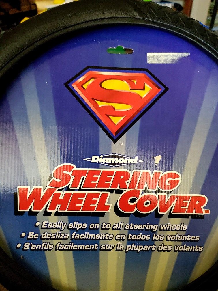 Superman Steering Wheel Cover+