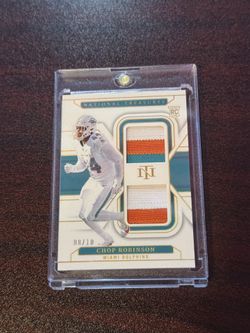 Chop Robinson Rookie Card Patch 