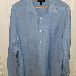 Banana Republic, extra large linen button down shirt.