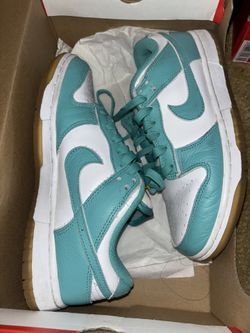 “teal Zeal” Nike Dunks Teal And White