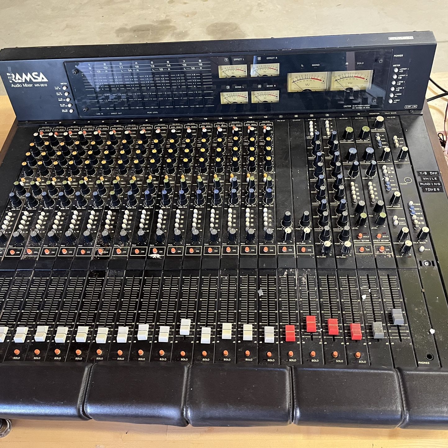 Ramsa Panasonic WR-8616 Classic 16 x 4 x 2 Vintage 80's Recording