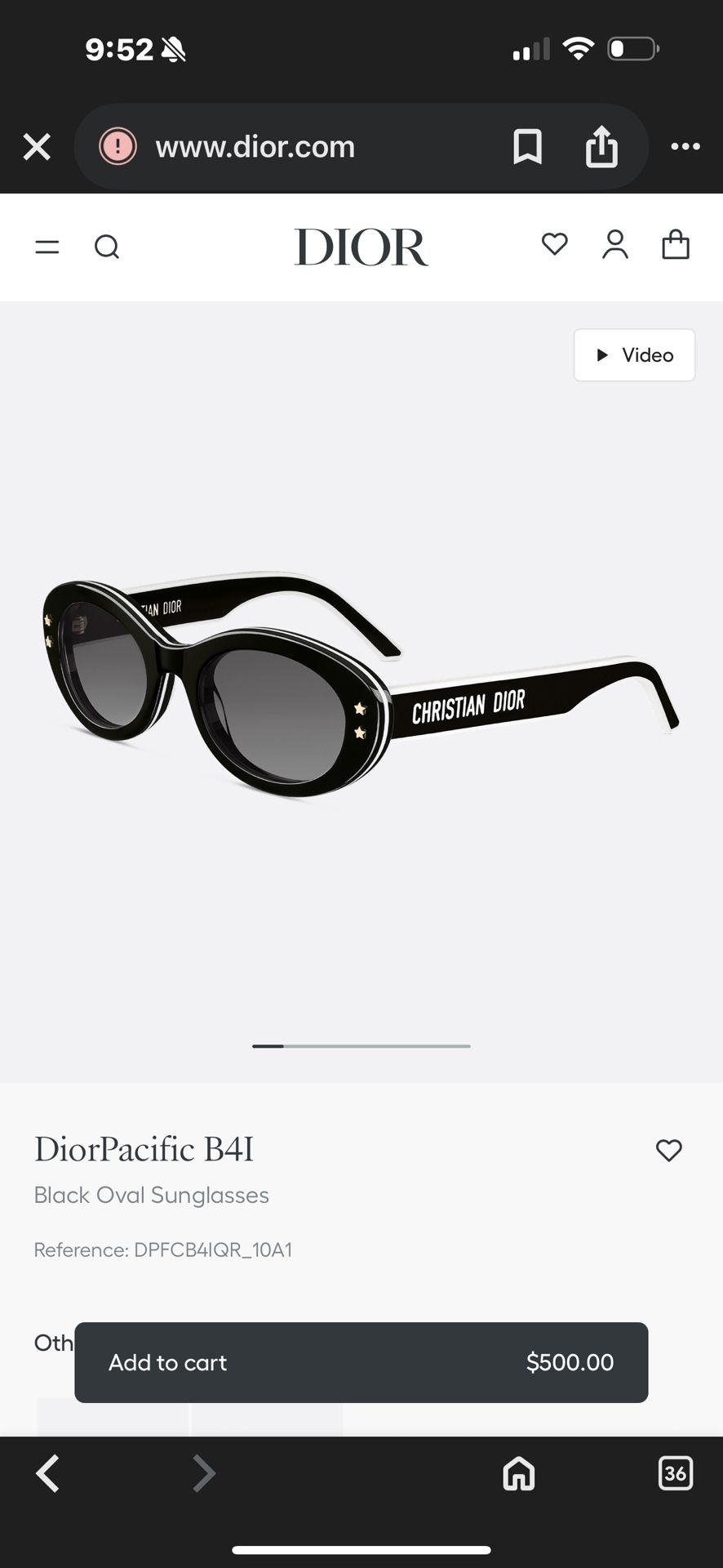Dior sunglasses