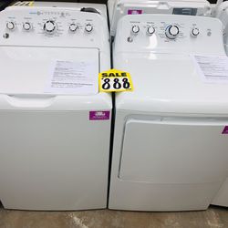 NEW GE washer And Electric Dryer 