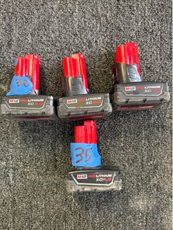 Milwaukee 12 volt batteries