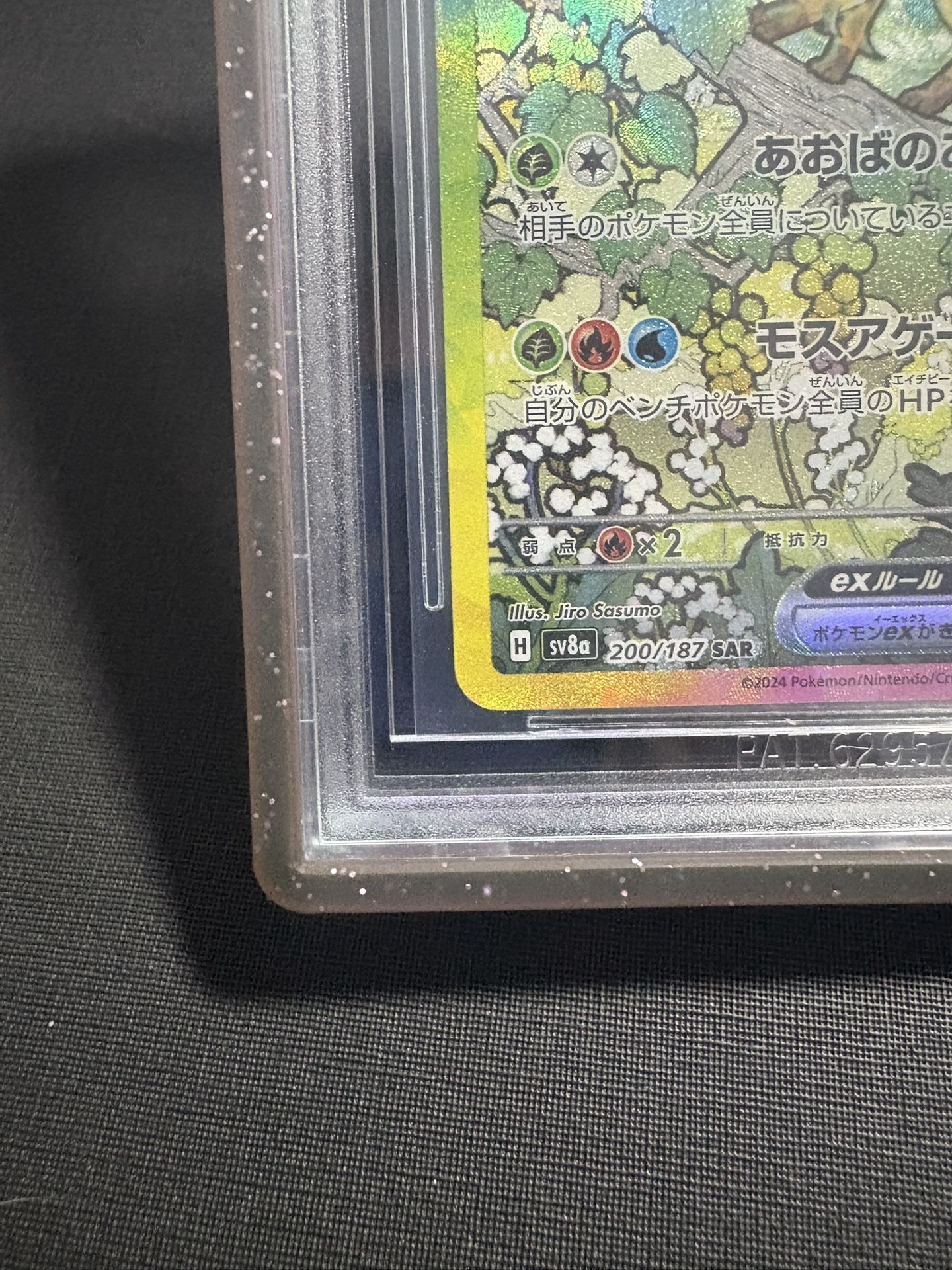Pokemon Japanese Beckett Black Label (BGS) Leafeon EX SAR POP 10