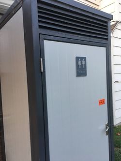 Oustside bathroom