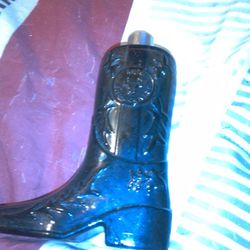 Glass Cologne Holder Boot
