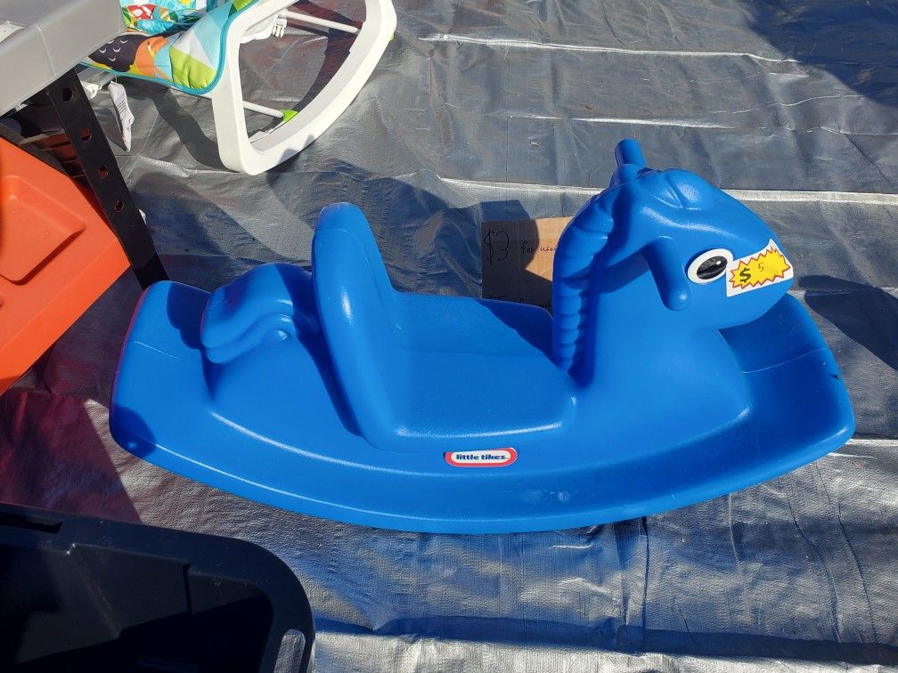 Little Tikes Blue Rocking Horse Baby Toy