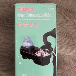Cup and Snack holder for stroller