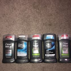 Lot Of 5 Dove Men Care Deodorant 
