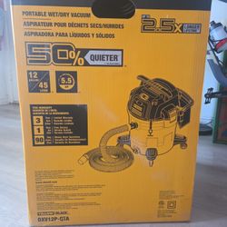 DEWALT DXV12P-QTA Portable Wet/Dry Vacuum 12 Gallon 5.5 HP