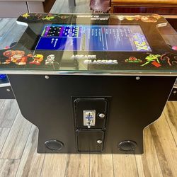 New 2 Sided 26'' Screen Cocktail Arcade with 516 Games and Trackball!